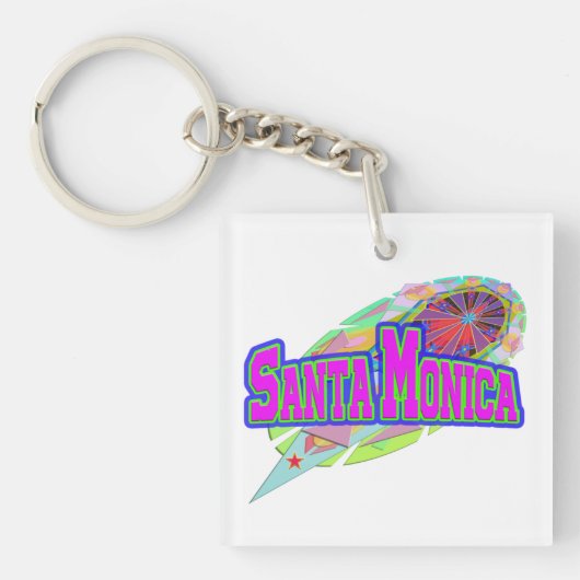 "Santa Monica" Future Sleutelhanger (Voorkant)