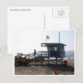 santa monica life guard briefkaart (Voorkant / Achterkant)