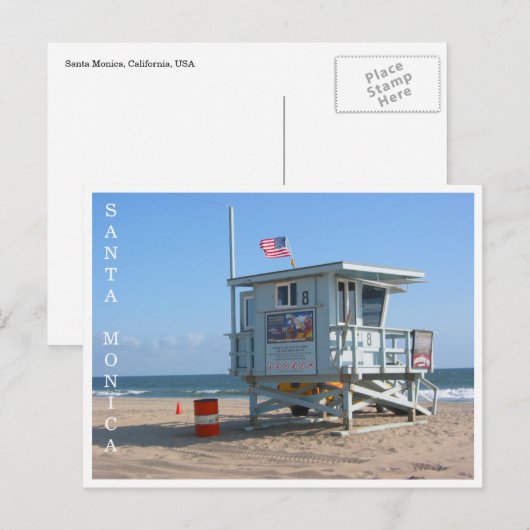 santa monica lift briefkaart (Voorkant / Achterkant)