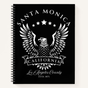 Santa Monica Los Angeles County California Antiek Notitieboek