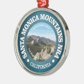 Santa Monica Mountains NRA Metalen Ornament (Links)