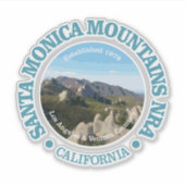 Santa Monica Mountains NRA Sticker (Voorkant)