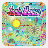 Santa Monica "Nu Era" Sticker (Voorkant)