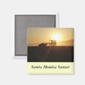 Santa Monica op Sunset Magneet (Voorkant / Achterkant)