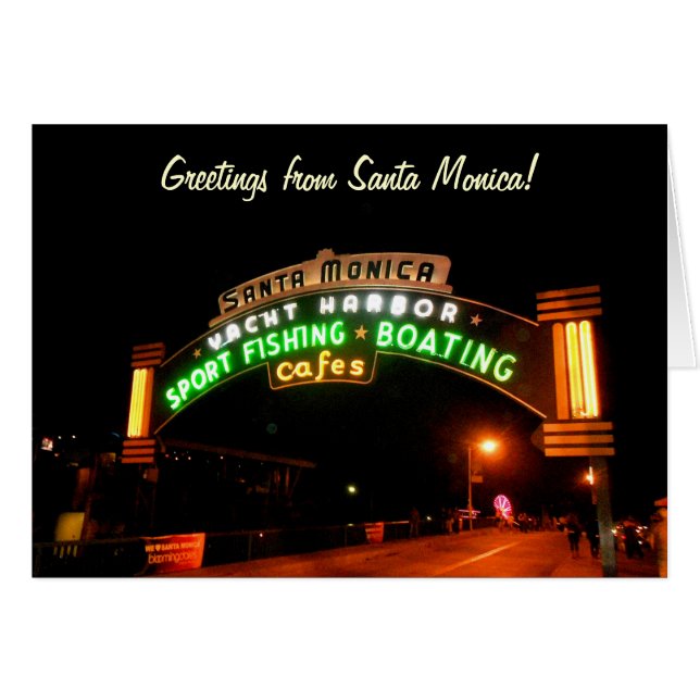 Santa Monica Pier (Voorkant Horizontaal)