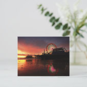 Santa Monica Pier Briefkaart (Staand voorkant)