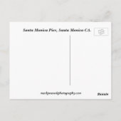 Santa Monica Pier Briefkaart (Achterkant)