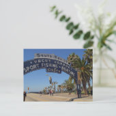 santa-monica-pier briefkaart (Staand voorkant)