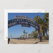 santa-monica-pier briefkaart (Voorkant / Achterkant)