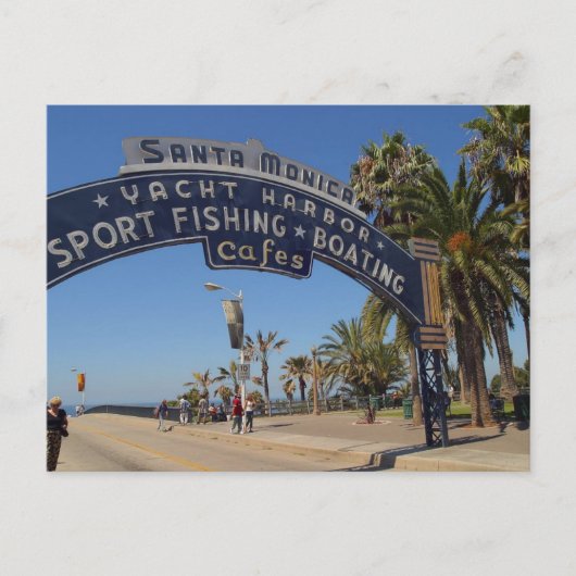 santa-monica-pier briefkaart (Voorkant)