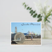 santa monica pier briefkaart (Staand voorkant)