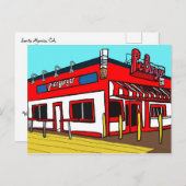 Santa Monica Pier Briefkaart (Voorkant / Achterkant)