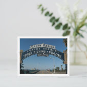 Santa Monica Pier Briefkaart (Staand voorkant)