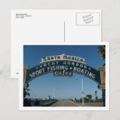 Santa Monica Pier Briefkaart (Voorkant / Achterkant)