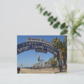 Santa Monica Pier Briefkaart (Staand voorkant)