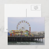Santa Monica Pier Briefkaart (Voorkant / Achterkant)