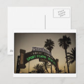 Santa Monica pier Briefkaart (Voorkant / Achterkant)
