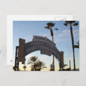 Santa Monica Pier Briefkaart (Voorkant / Achterkant)