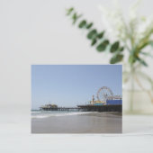 Santa Monica Pier Briefkaart (Staand voorkant)