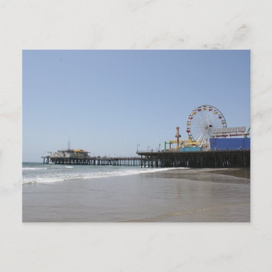 Santa Monica Pier Briefkaart (Voorkant)