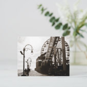 Santa Monica Pier Briefkaart (Staand voorkant)