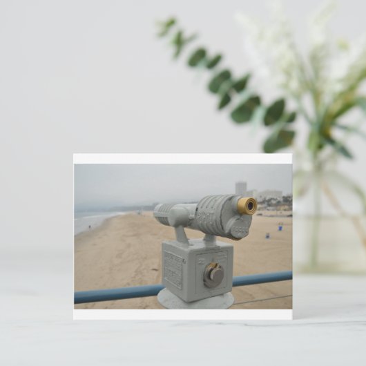 Santa Monica Pier Briefkaart (Staand voorkant)