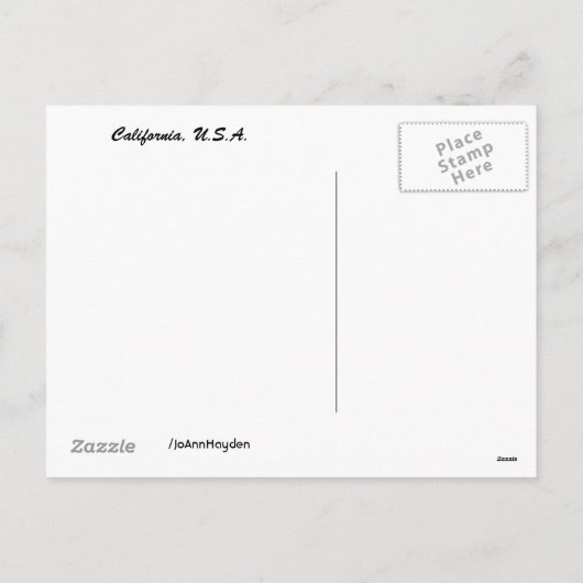 SANTA MONICA PIER-briefkaart Feestdagenkaart (Achterkant)