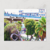 SANTA MONICA PIER-briefkaart Feestdagenkaart (Voorkant)