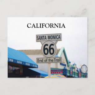 SANTA MONICA PIER, briefkaart VAN CALIFORNIA