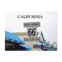SANTA MONICA PIER, briefkaart VAN CALIFORNIA