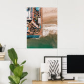 SANTA MONICA PIER, CALIFORNIA - AERIAL UITZICHT POSTER (Thuiskantoor)