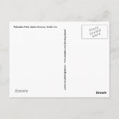 Santa Monica Pier California Briefkaart (Achterkant)