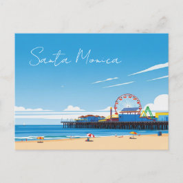 Santa Monica Pier California Los Angeles Briefkaart