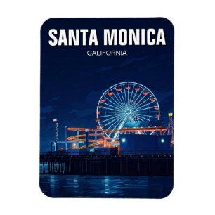 Santa Monica Pier California Los Angeles Magneet