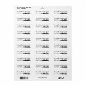 Santa Monica Pier California Revel Persoonlijk Etiket (Full Sheet)