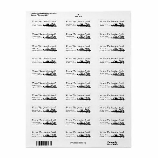 Santa Monica Pier California Revel Persoonlijk Etiket (Full Sheet)