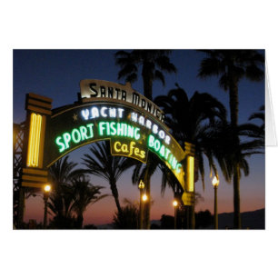 Santa Monica Pier Card