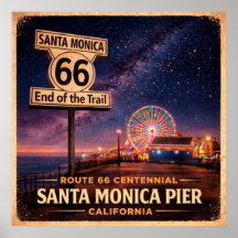 Santa Monica Pier End of the Trail Eeuwfeest