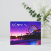 Santa Monica Pier Feestdagenkaart (Staand voorkant)