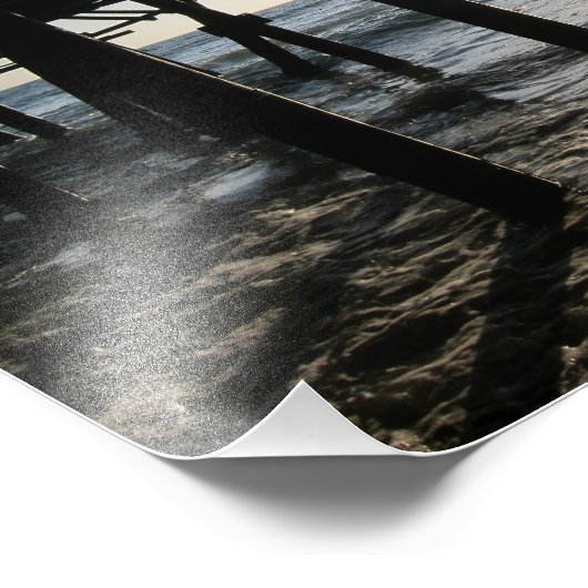 Santa Monica Pier Foto Afdruk (Hoek)