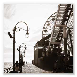 Santa Monica Pier Foto Afdruk