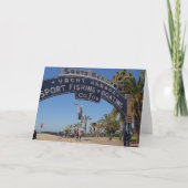 Santa Monica Pier Kaart (Voorkant)