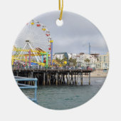 Santa Monica Pier Keramisch Ornament (Voorkant)