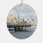 Santa Monica Pier Keramisch Ornament (Links)