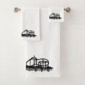 Santa Monica Pier Los Angeles California Beach Bad Handdoek (Insitu)