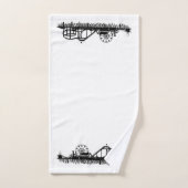 Santa Monica Pier Los Angeles California Beach Bad Handdoek (Handdoek)