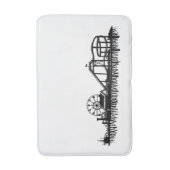 Santa Monica Pier Los Angeles California Beach Badmat (Voorkant Verticaal)