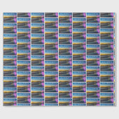 Santa Monica Pier | Los Angeles, Californië Cadeaupapier (Vlak)