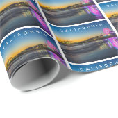 Santa Monica Pier | Los Angeles, Californië Cadeaupapier (Rol Hoek)