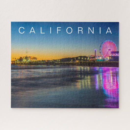 Santa Monica Pier | Los Angeles, Californië Legpuzzel (Horizontaal)
